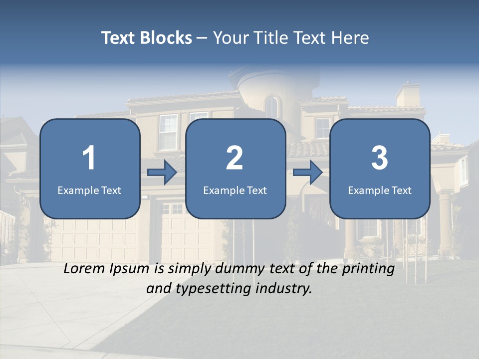 Roof Architect Large PowerPoint Template