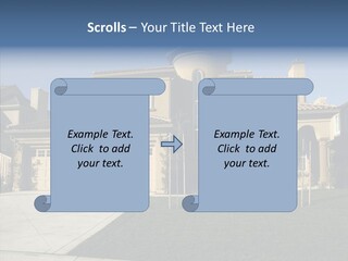 Roof Architect Large PowerPoint Template