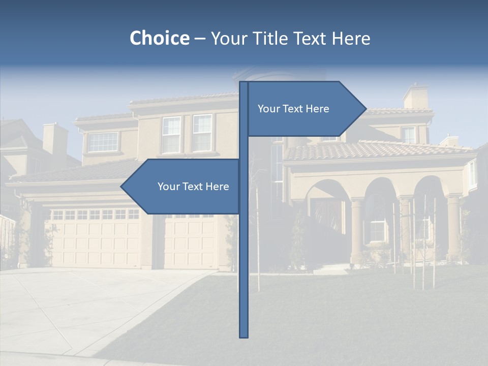 Roof Architect Large PowerPoint Template