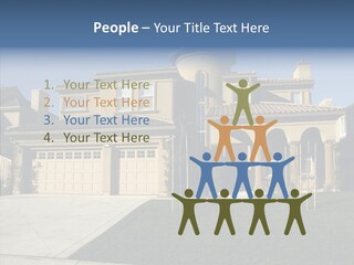 Roof Architect Large PowerPoint Template