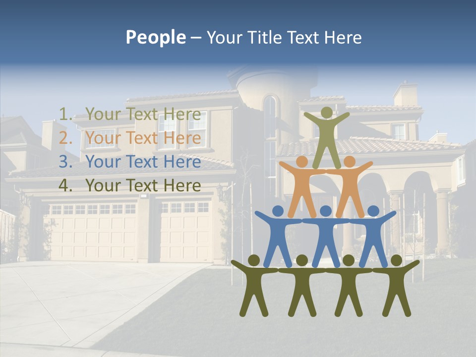 Roof Architect Large PowerPoint Template