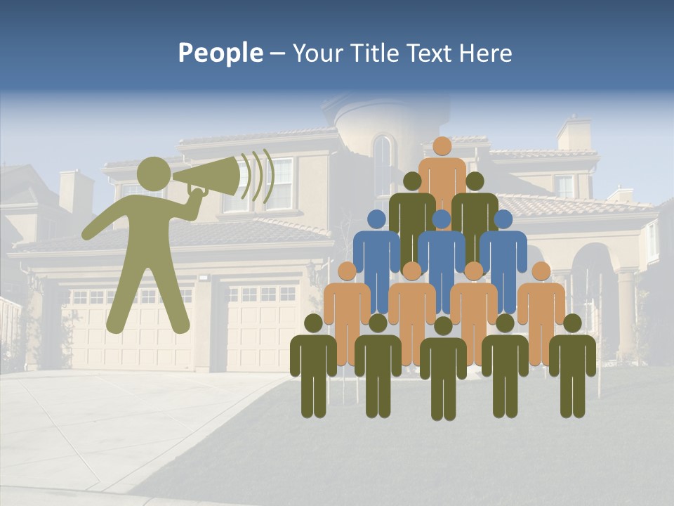 Roof Architect Large PowerPoint Template