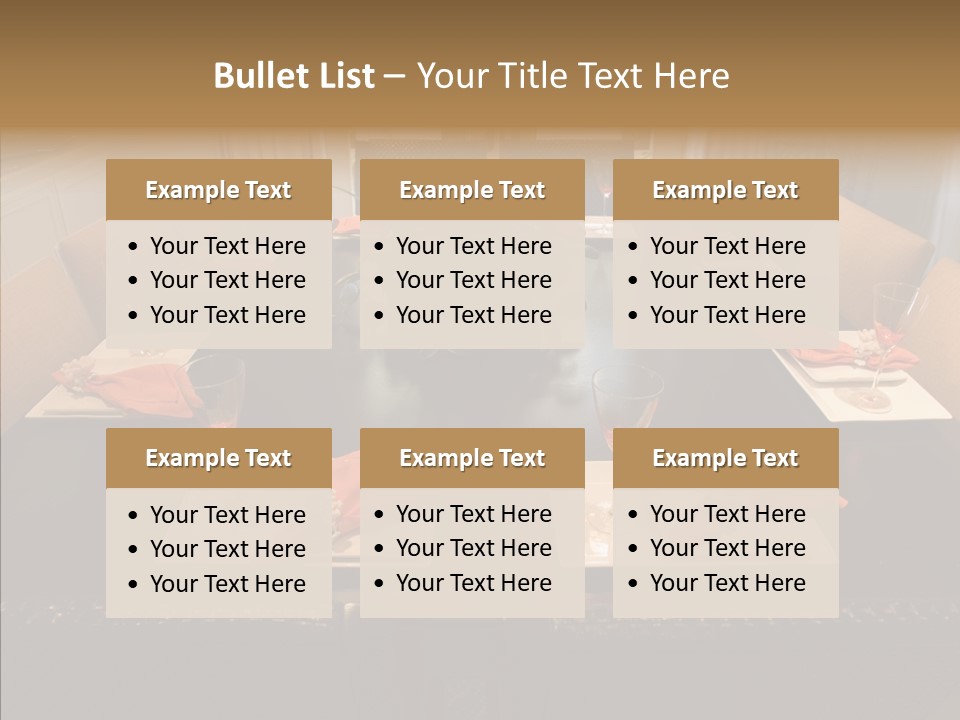 Interior Cup Estate PowerPoint Template