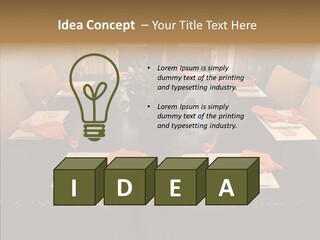 Interior Cup Estate PowerPoint Template