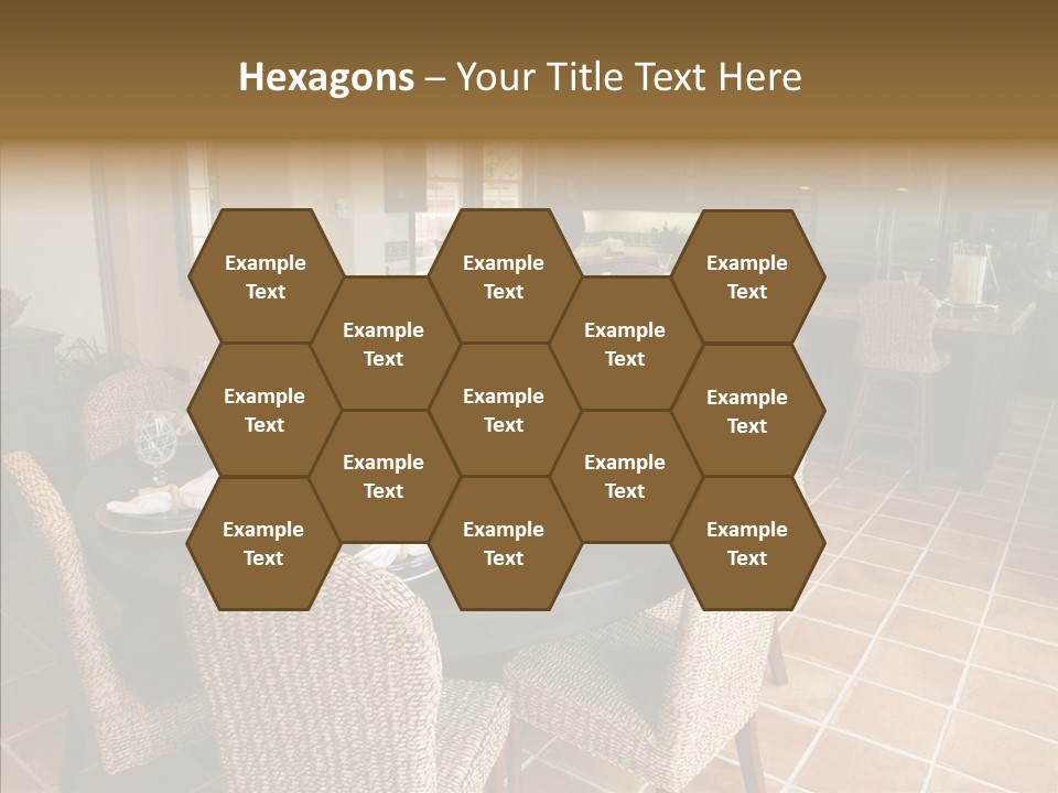 Breakfast Table And Luxury Home Kitchen PowerPoint Template