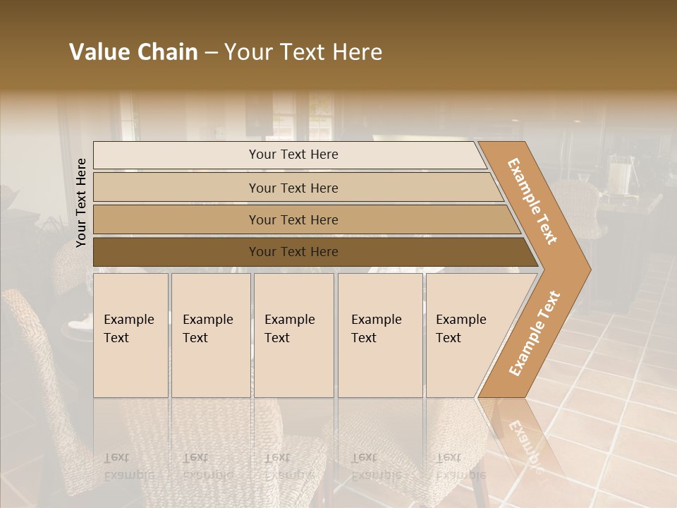 Breakfast Table And Luxury Home Kitchen PowerPoint Template