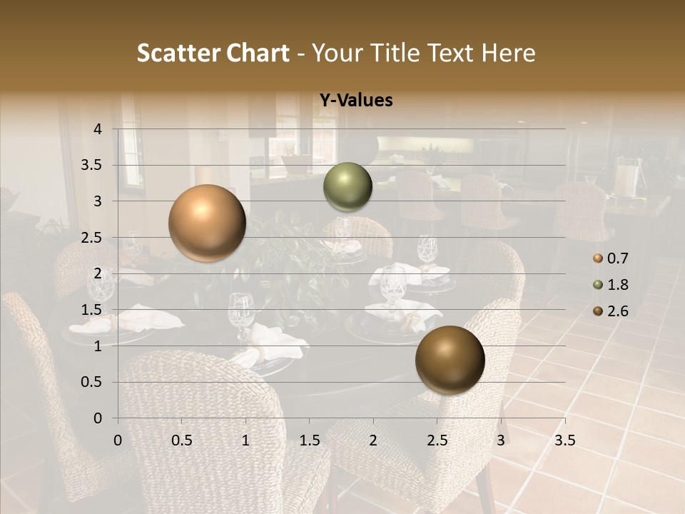 Breakfast Table And Luxury Home Kitchen PowerPoint Template