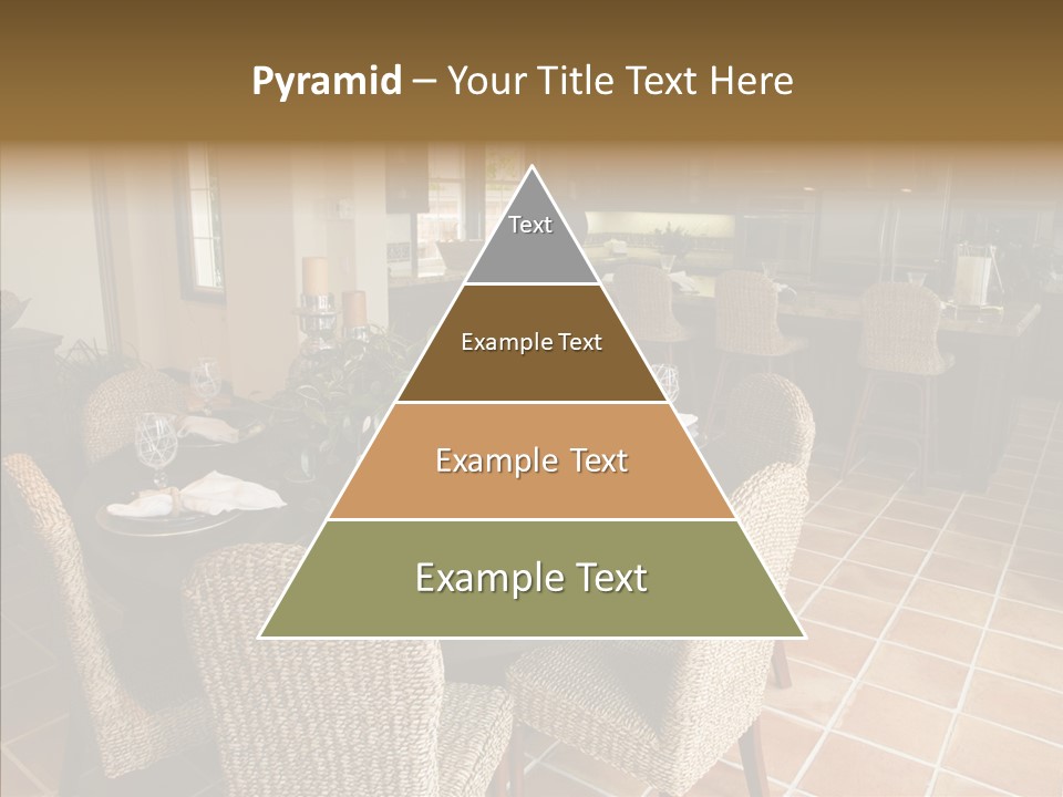 Breakfast Table And Luxury Home Kitchen PowerPoint Template