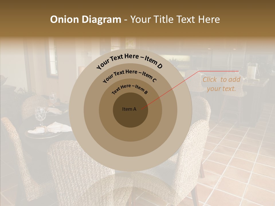 Breakfast Table And Luxury Home Kitchen PowerPoint Template