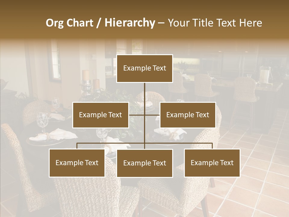 Breakfast Table And Luxury Home Kitchen PowerPoint Template