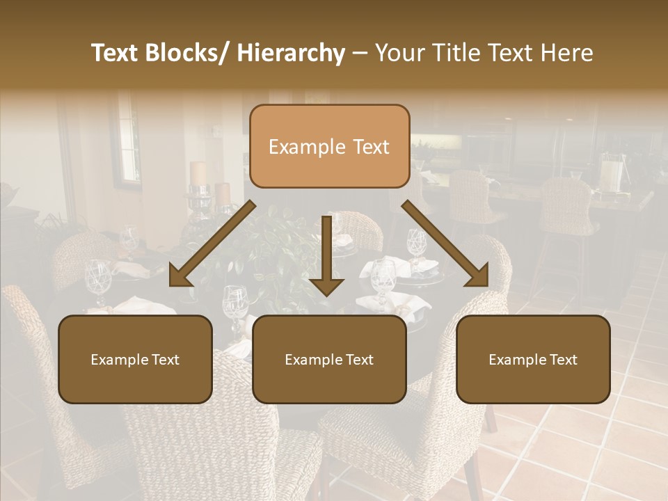 Breakfast Table And Luxury Home Kitchen PowerPoint Template
