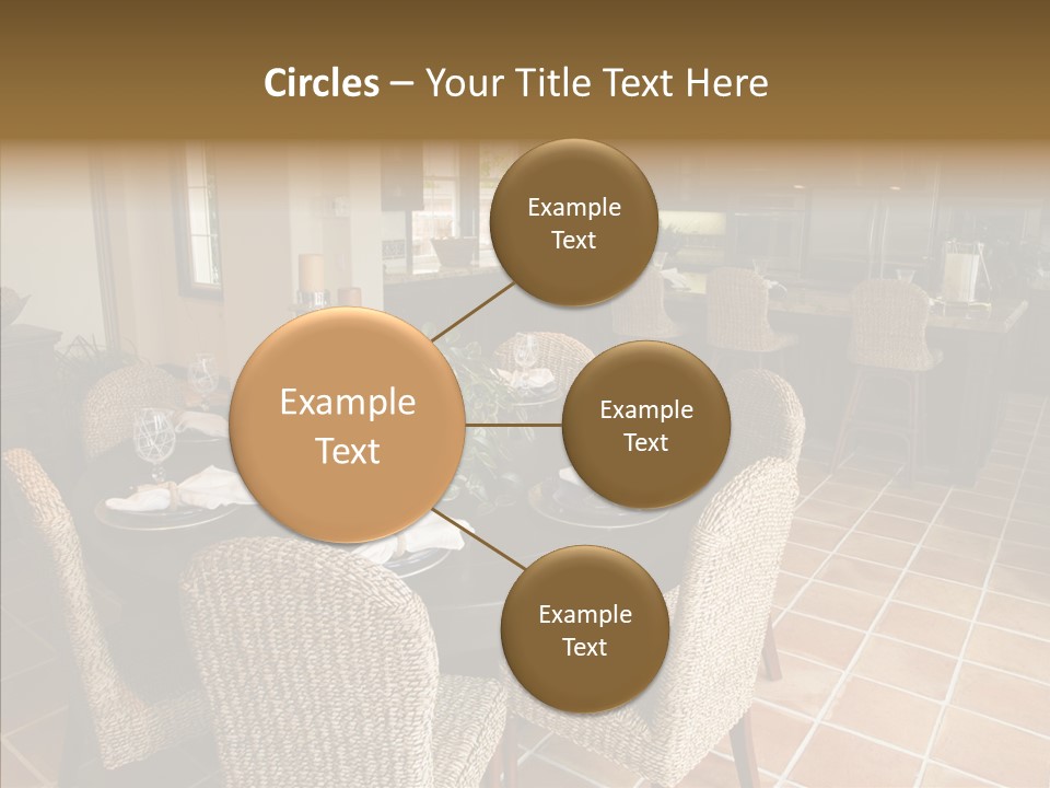 Breakfast Table And Luxury Home Kitchen PowerPoint Template