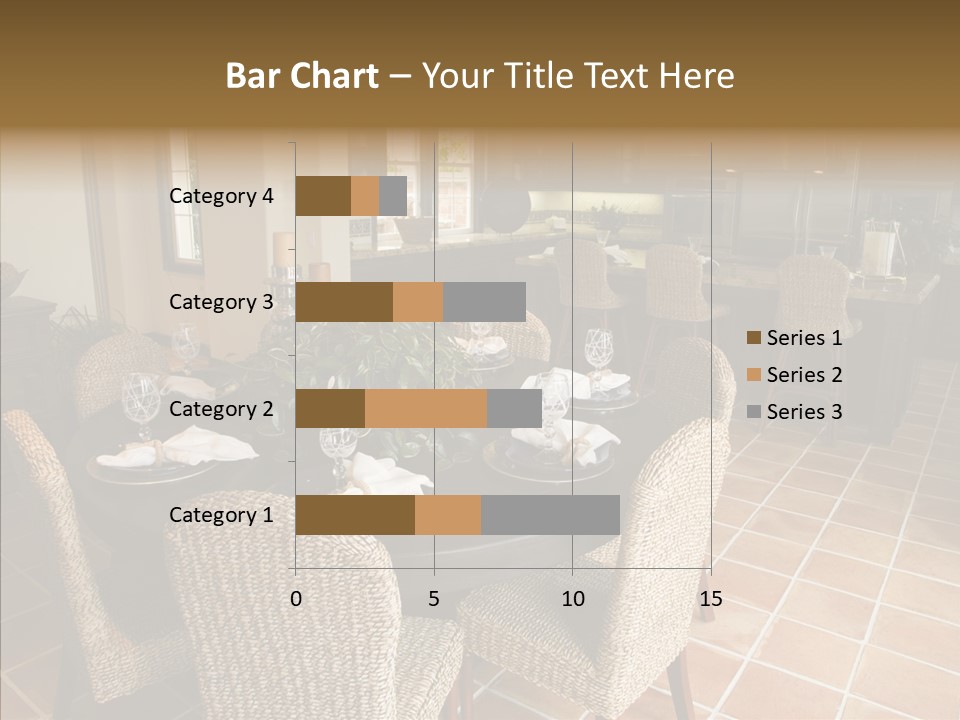 Breakfast Table And Luxury Home Kitchen PowerPoint Template