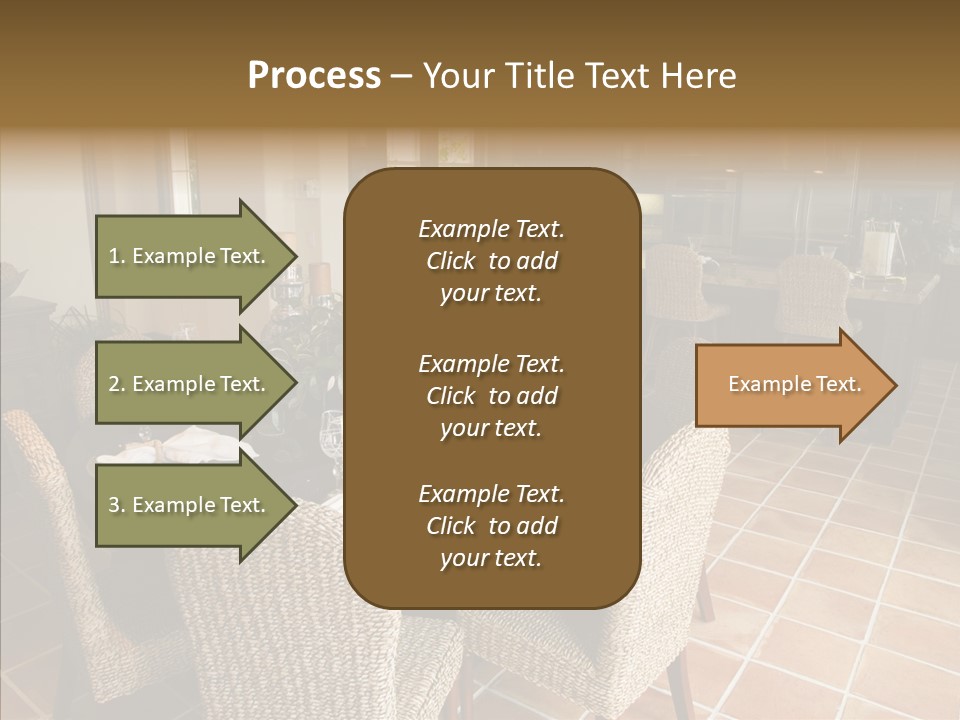 Breakfast Table And Luxury Home Kitchen PowerPoint Template