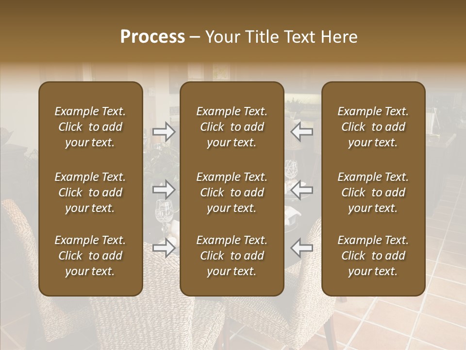 Breakfast Table And Luxury Home Kitchen PowerPoint Template