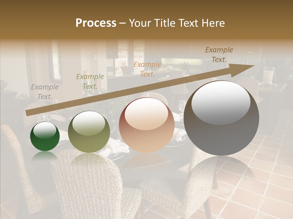 Breakfast Table And Luxury Home Kitchen PowerPoint Template