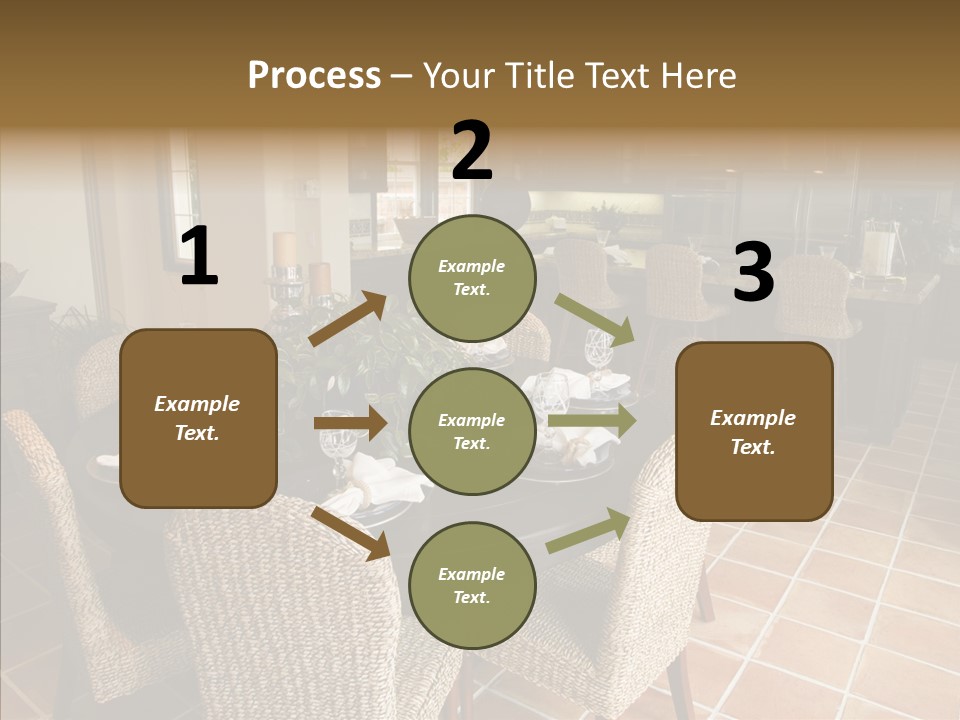 Breakfast Table And Luxury Home Kitchen PowerPoint Template