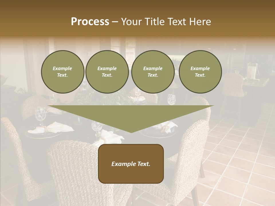 Breakfast Table And Luxury Home Kitchen PowerPoint Template