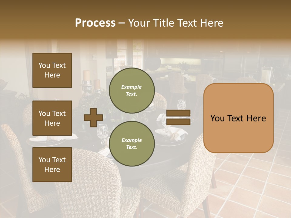 Breakfast Table And Luxury Home Kitchen PowerPoint Template
