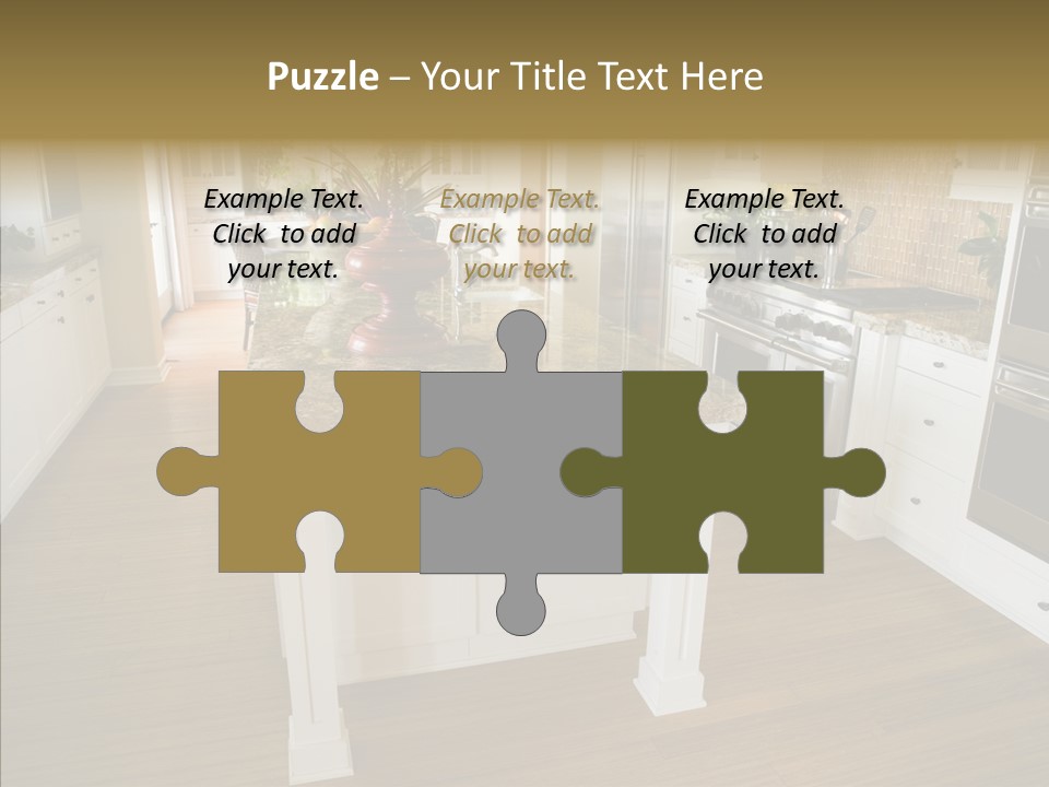 Mansion Sink Dinner PowerPoint Template