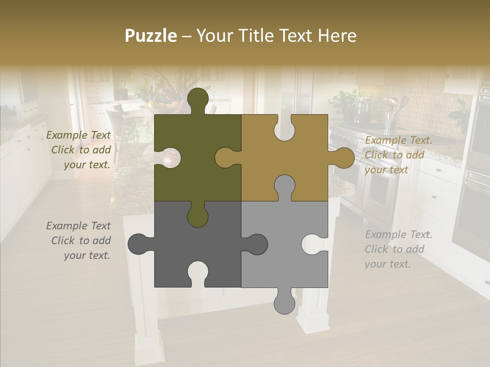 Mansion Sink Dinner PowerPoint Template