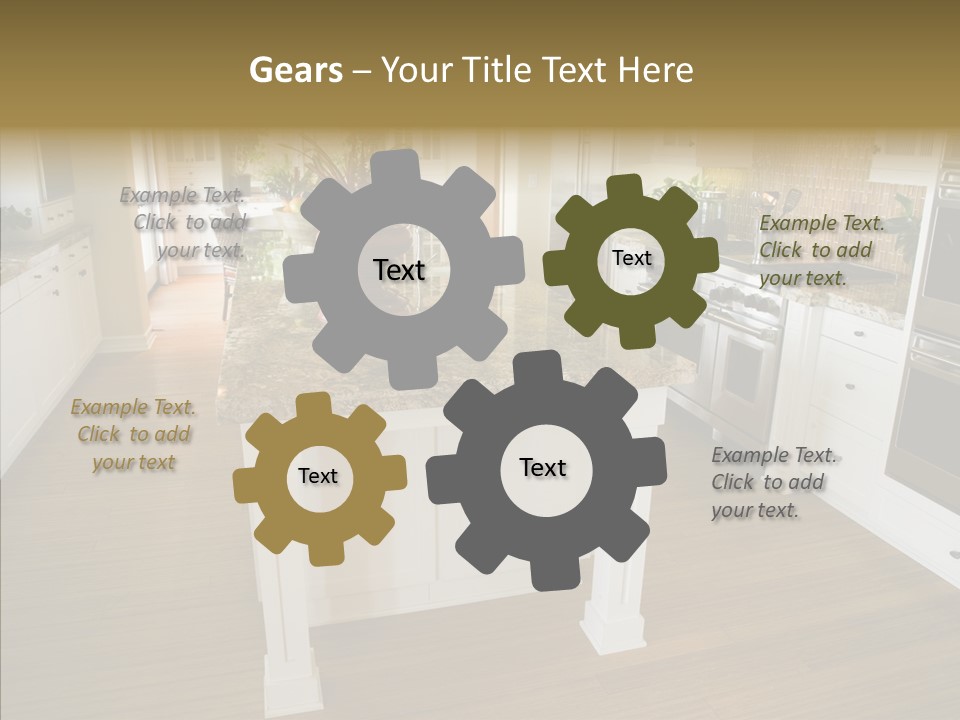 Mansion Sink Dinner PowerPoint Template