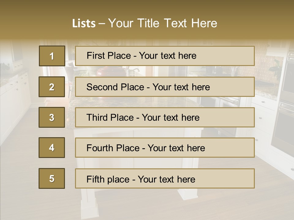 Mansion Sink Dinner PowerPoint Template