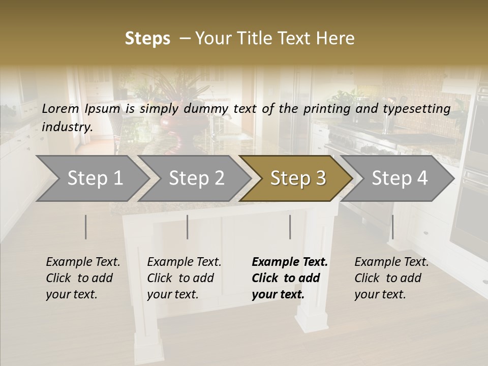 Mansion Sink Dinner PowerPoint Template