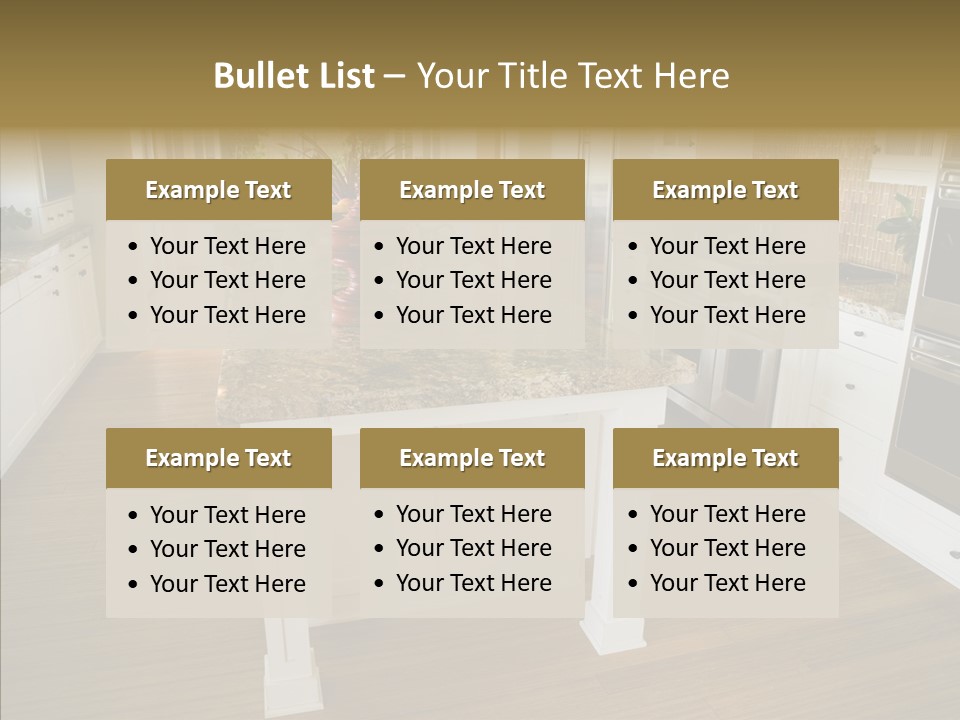 Mansion Sink Dinner PowerPoint Template