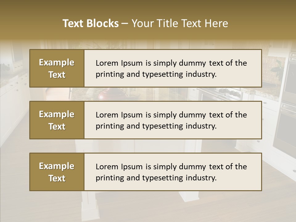 Mansion Sink Dinner PowerPoint Template