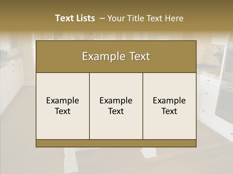 Mansion Sink Dinner PowerPoint Template