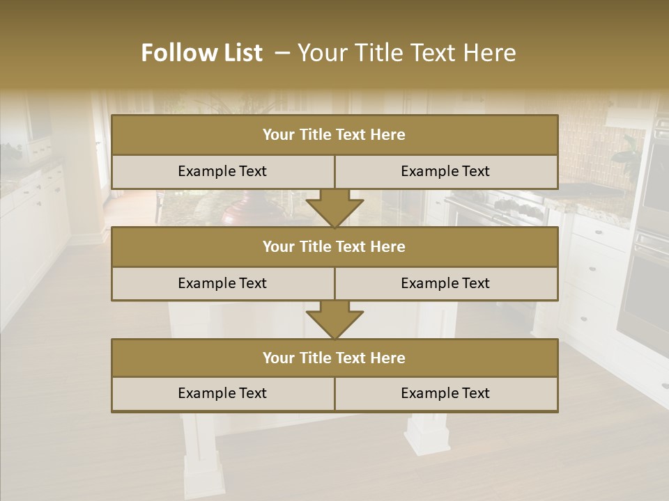 Mansion Sink Dinner PowerPoint Template