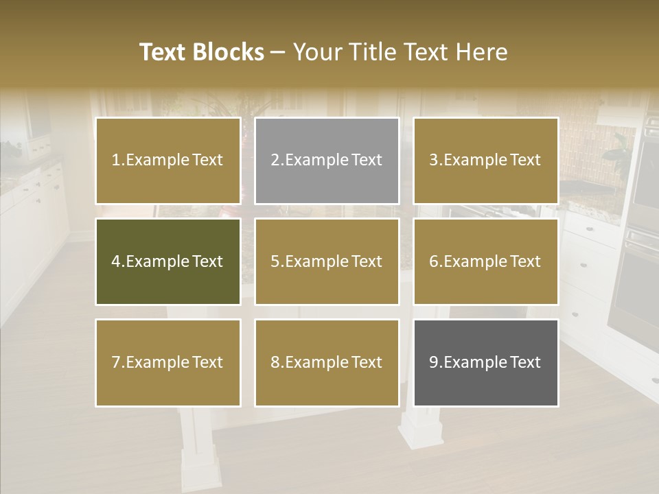 Mansion Sink Dinner PowerPoint Template