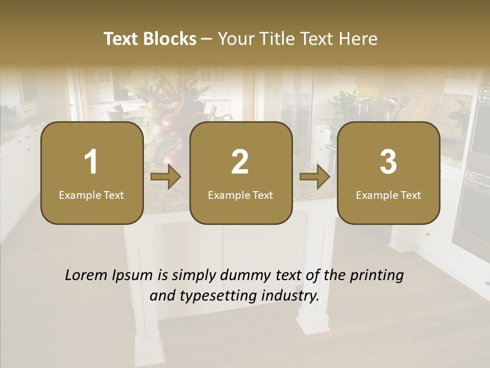 Mansion Sink Dinner PowerPoint Template