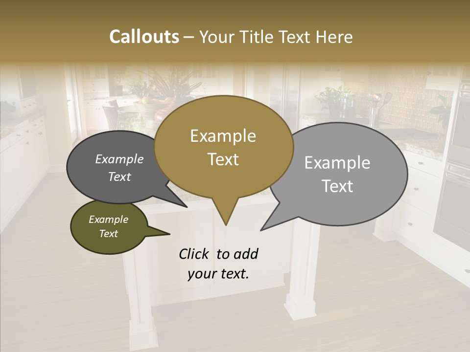 Mansion Sink Dinner PowerPoint Template