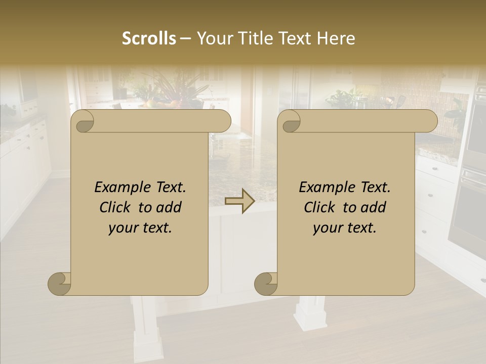 Mansion Sink Dinner PowerPoint Template