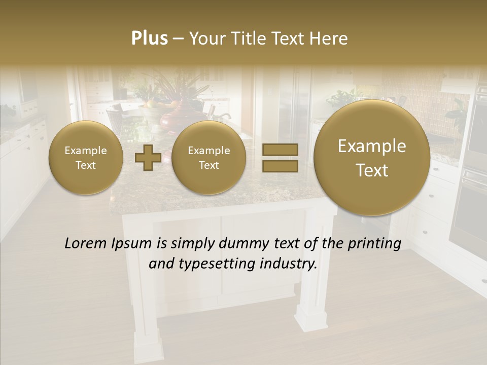 Mansion Sink Dinner PowerPoint Template