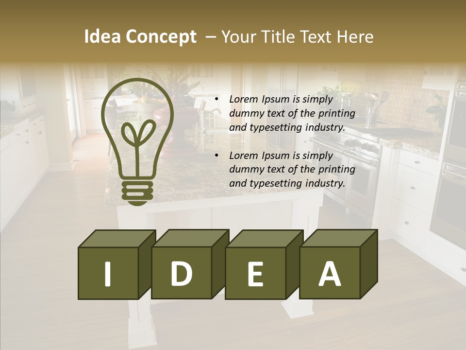 Mansion Sink Dinner PowerPoint Template