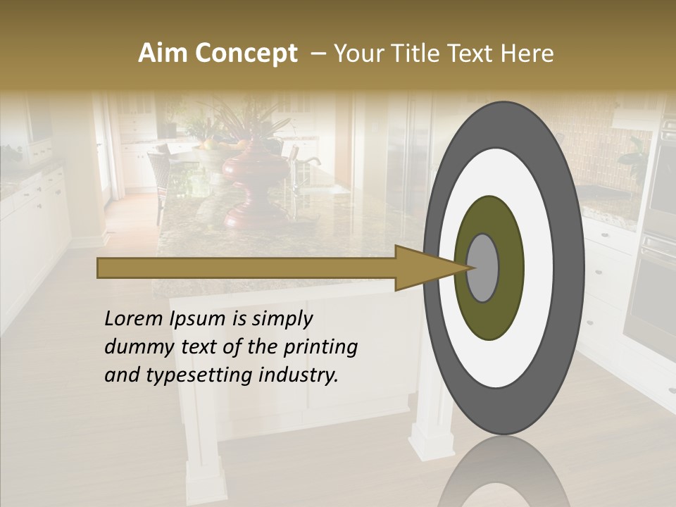 Mansion Sink Dinner PowerPoint Template