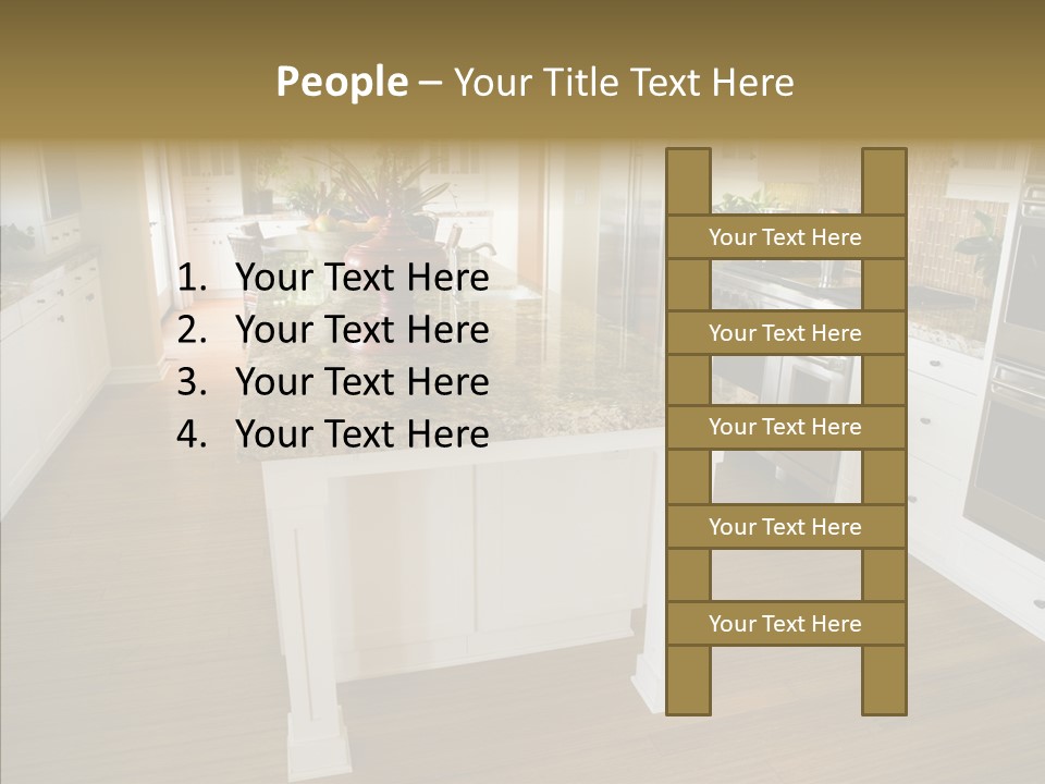 Mansion Sink Dinner PowerPoint Template