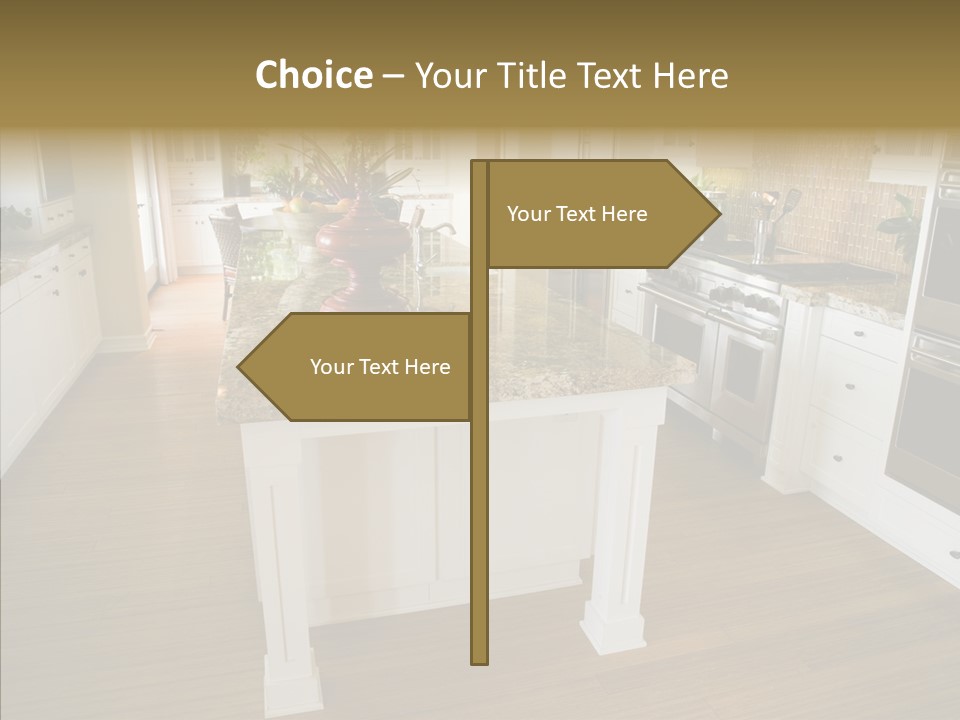 Mansion Sink Dinner PowerPoint Template