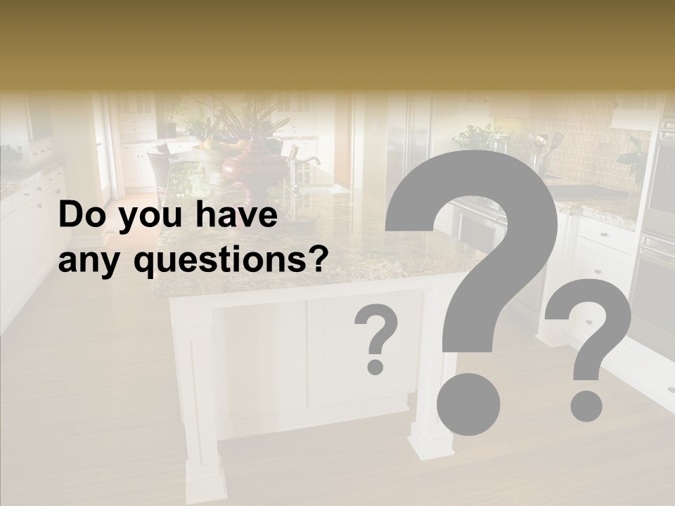 Mansion Sink Dinner PowerPoint Template