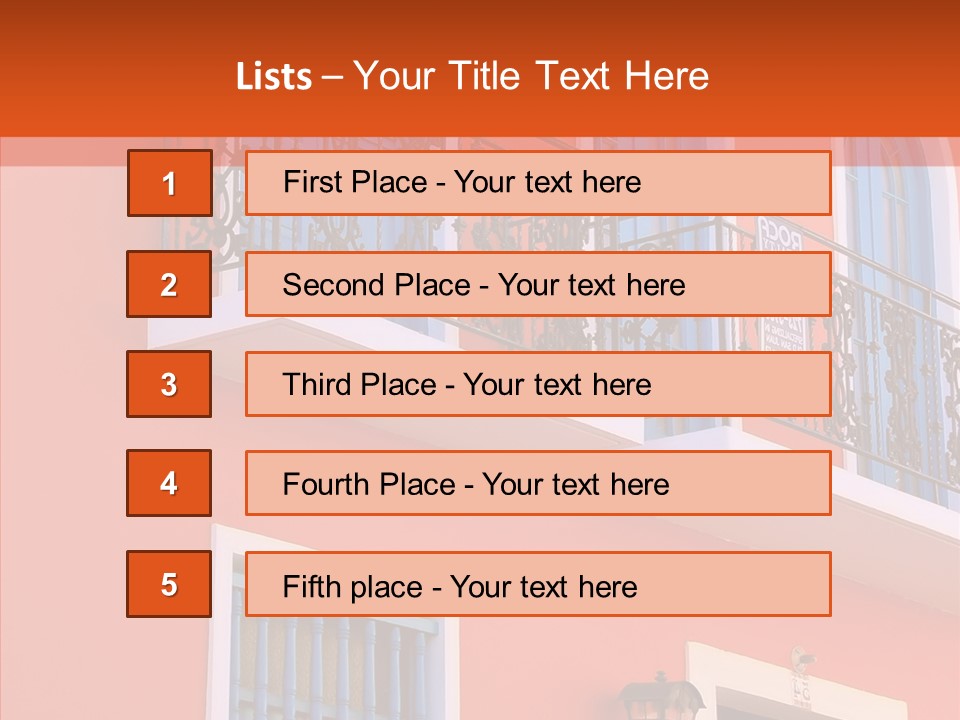 Tropical Pink Style PowerPoint Template
