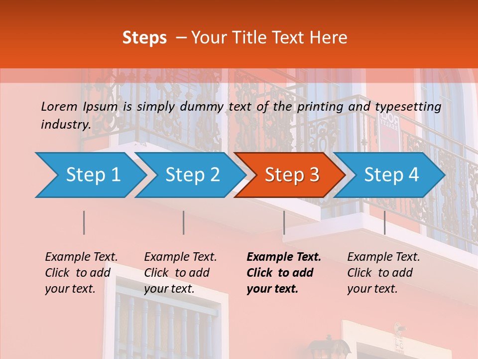 Tropical Pink Style PowerPoint Template