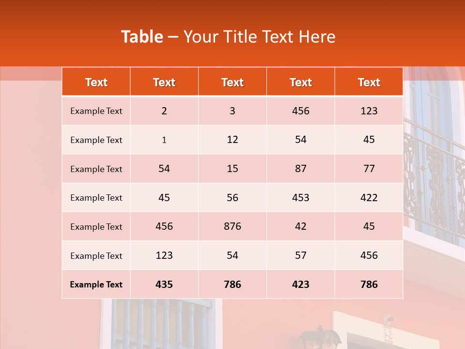 Tropical Pink Style PowerPoint Template