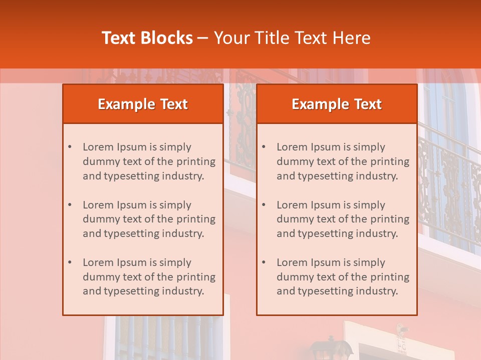 Tropical Pink Style PowerPoint Template