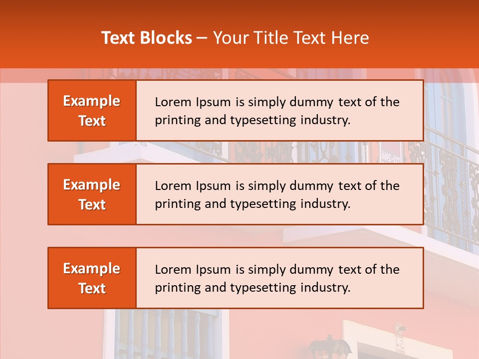 Tropical Pink Style PowerPoint Template