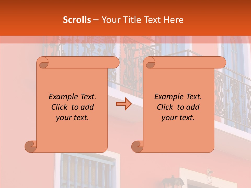 Tropical Pink Style PowerPoint Template