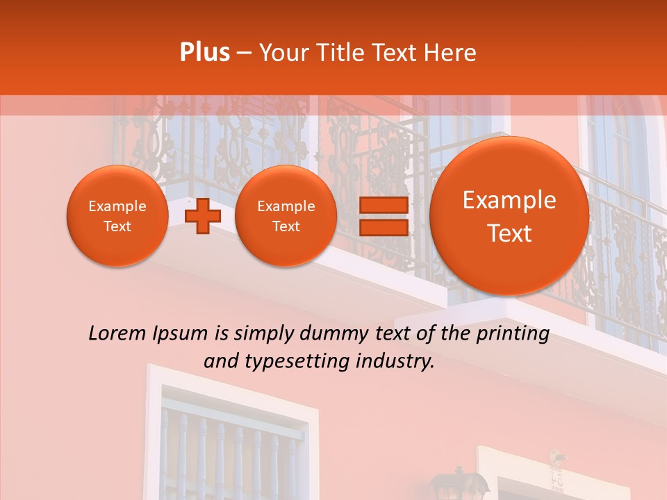 Tropical Pink Style PowerPoint Template