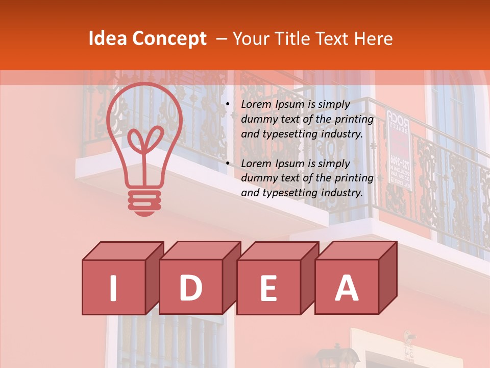 Tropical Pink Style PowerPoint Template